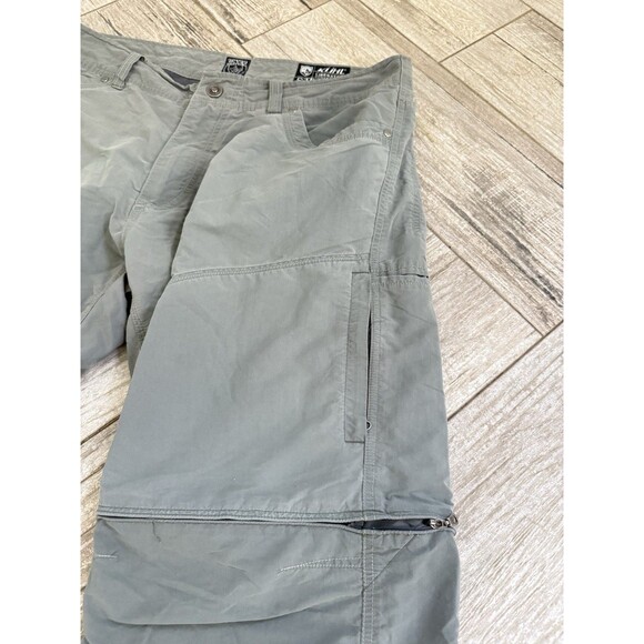 Kuhl Pants Mens Gray Liberator Convertible Stealth Utility Durable 36X32 - Picture 4 of 9